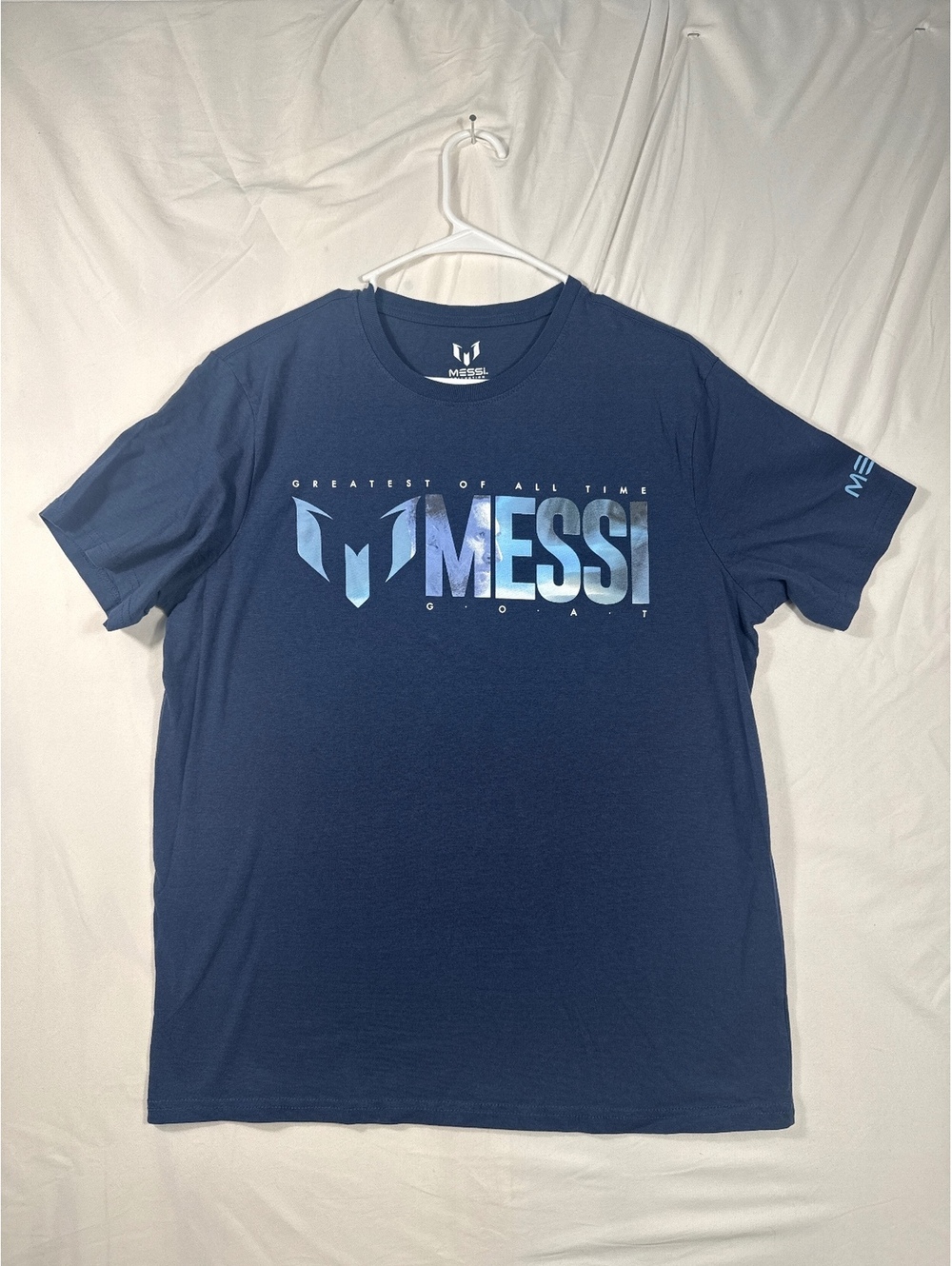 Messi Navy Blue Graphic T-Shirt Size Medium